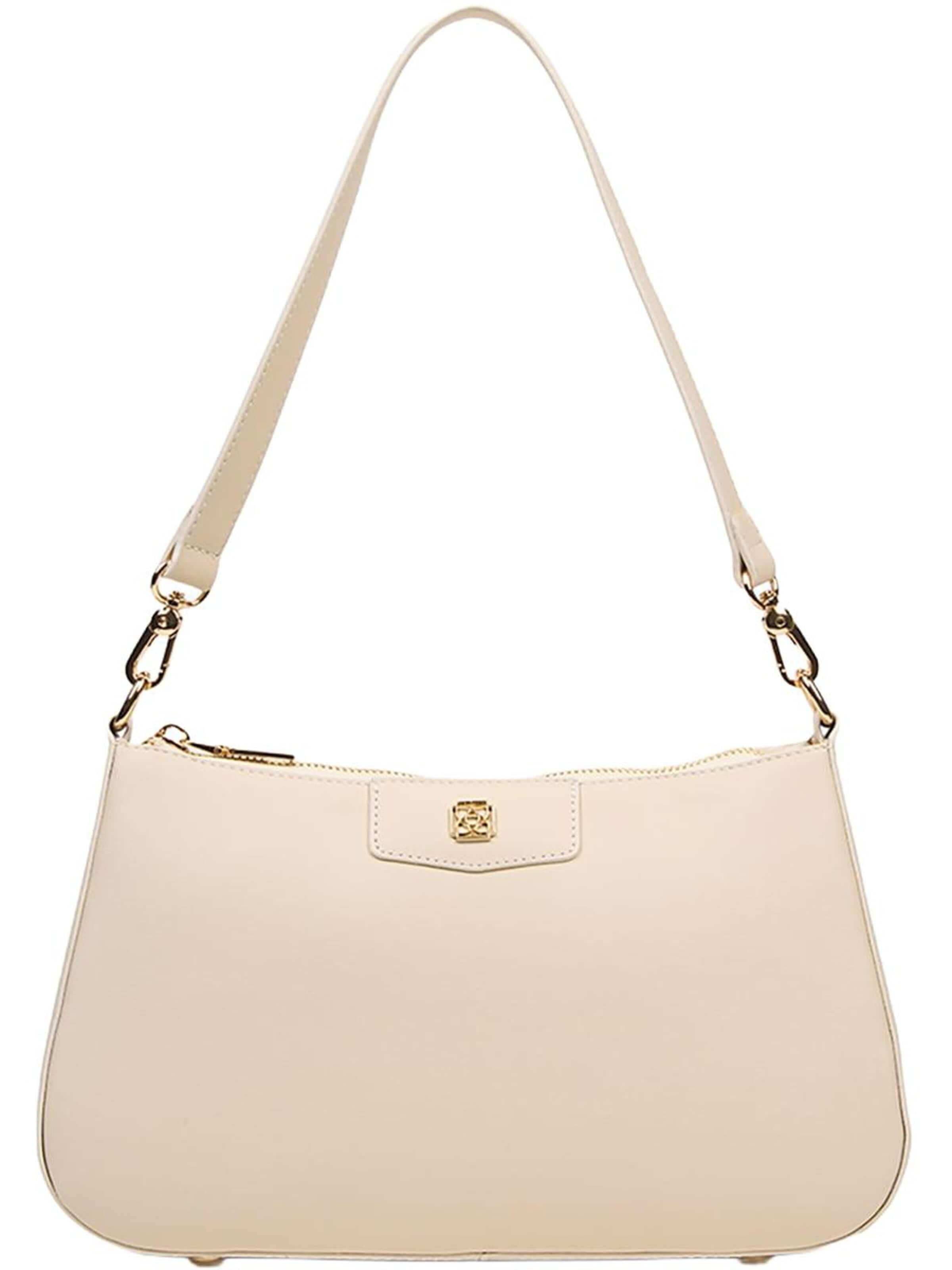 Desa Shoulder bag 'DESA Damen-Schultertasche mit verstellbarem Riemen' in White