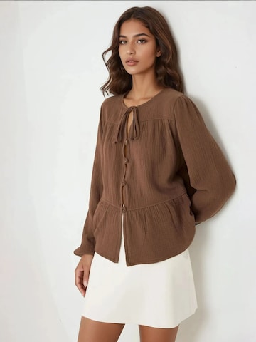 Camicia da donna di Hiccup in marrone