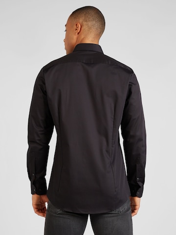OLYMP Regular fit Overhemd 'Level 5' in Zwart