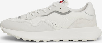 Sneaker bassa di Tommy Jeans in bianco: frontale