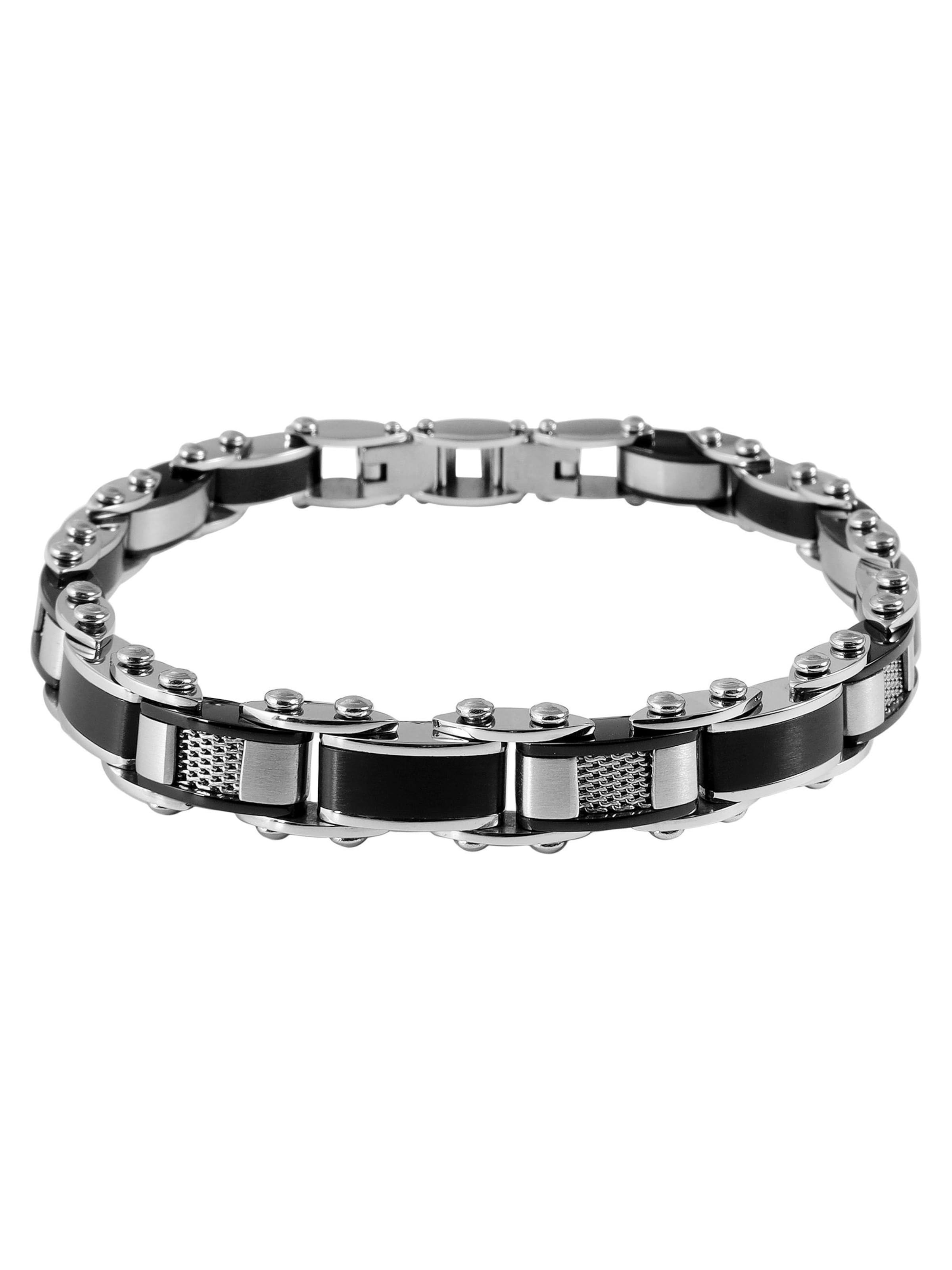 Akzent Bracelet 'Bjarne, langlebig' in Silver