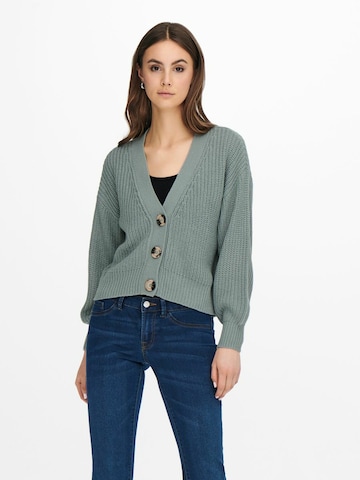 Cardigan 'Justy' JDY en vert : devant