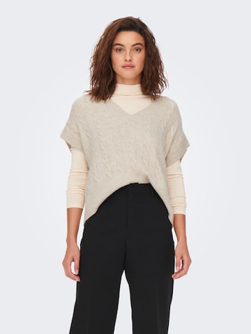 ONLY Sweater 'Melody' in Beige: front