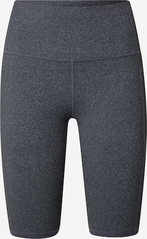 Skinny Pantalon de sport SKECHERS en gris : devant