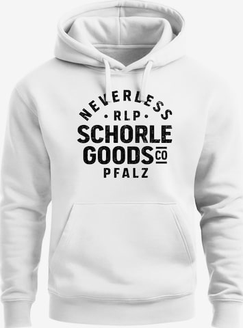 Neverless Sweatshirt 'Schorle' in Weiß: Vorderseite