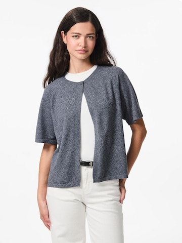 PIECES Knit cardigan 'PCBree' in Grey: front
