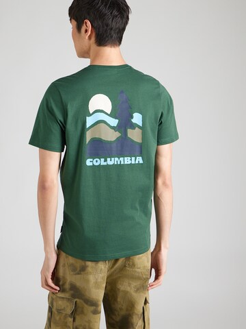COLUMBIA Toiminnallinen paita 'Explorers Canyon' värissä vihreä: etupuoli