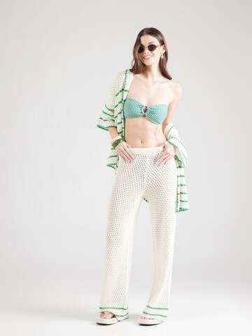 Abercrombie & Fitch - Bandeau Top de biquíni em verde