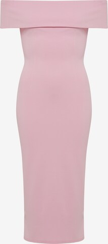 Rochie de cocktail 'BEAU' de la Tussah pe roz: față