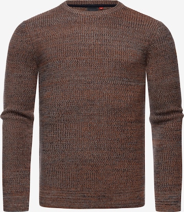 Ragwear Sweatshirt 'Aralt' in Braun: predná strana