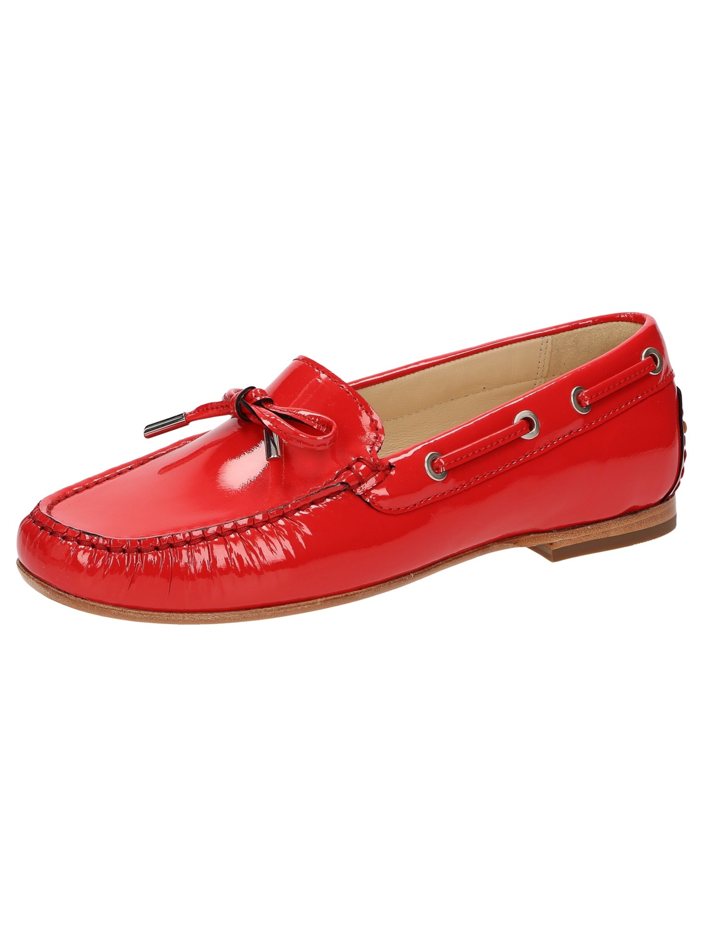 SIOUX Mocassins 'Borinka-701' in de kleur Rood, Productweergave