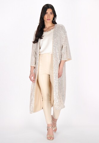 faina Kimono in Beige: voorkant