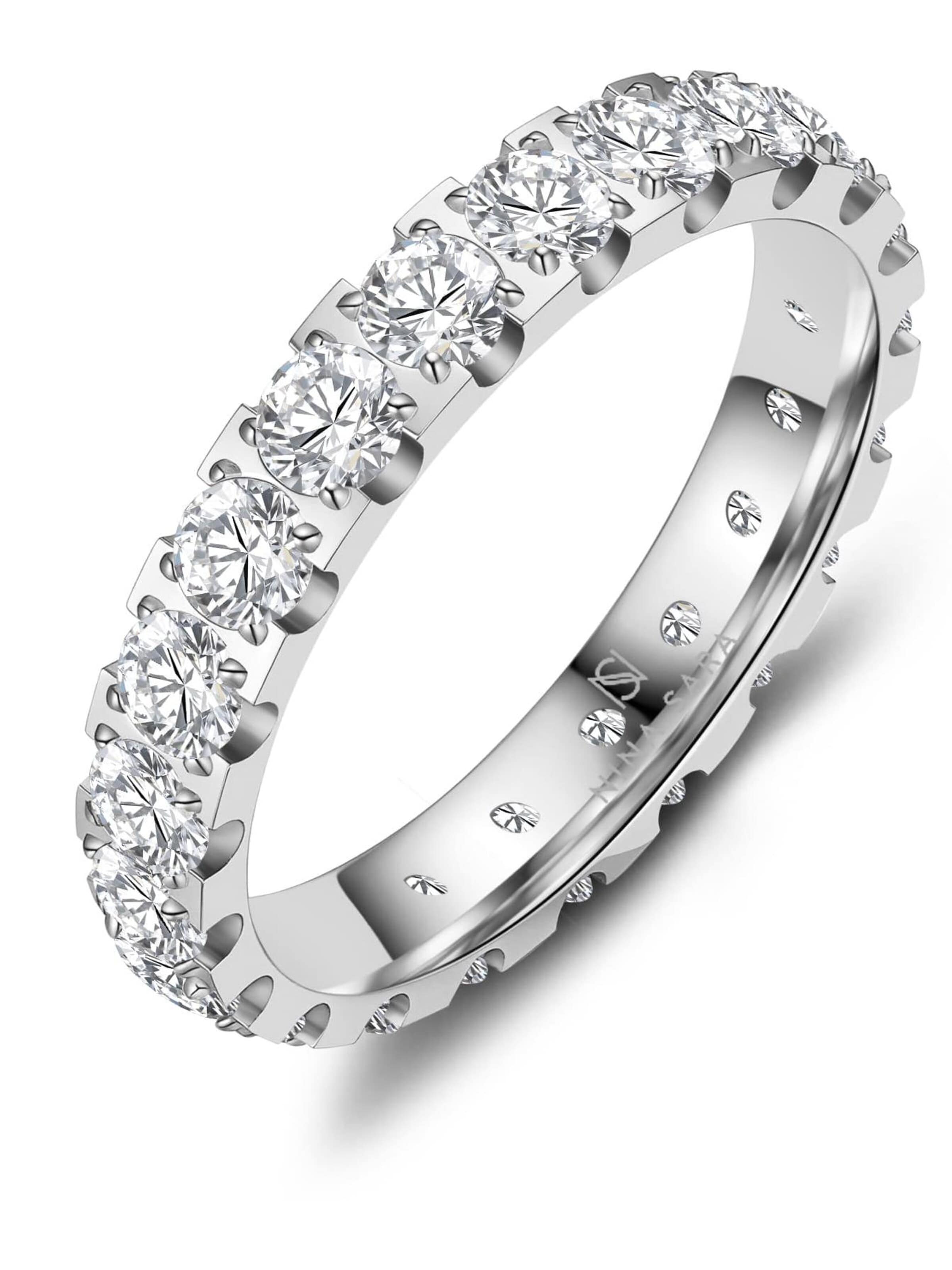 MARRYA - Anillo 'MARRYA NS-13 Ehering aus Edelstahl' en plata: frente