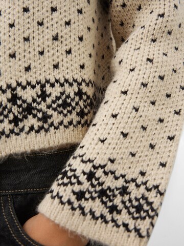Cardigan Bershka en beige