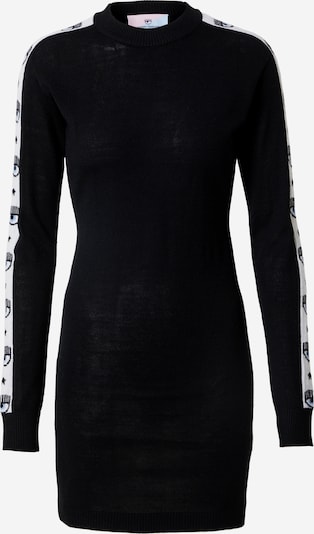 Chiara Ferragni Knit dress 'VESTITI' in Light blue / Black / White, Item view