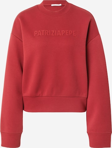 Sweat-shirt PATRIZIA PEPE en rouge : devant