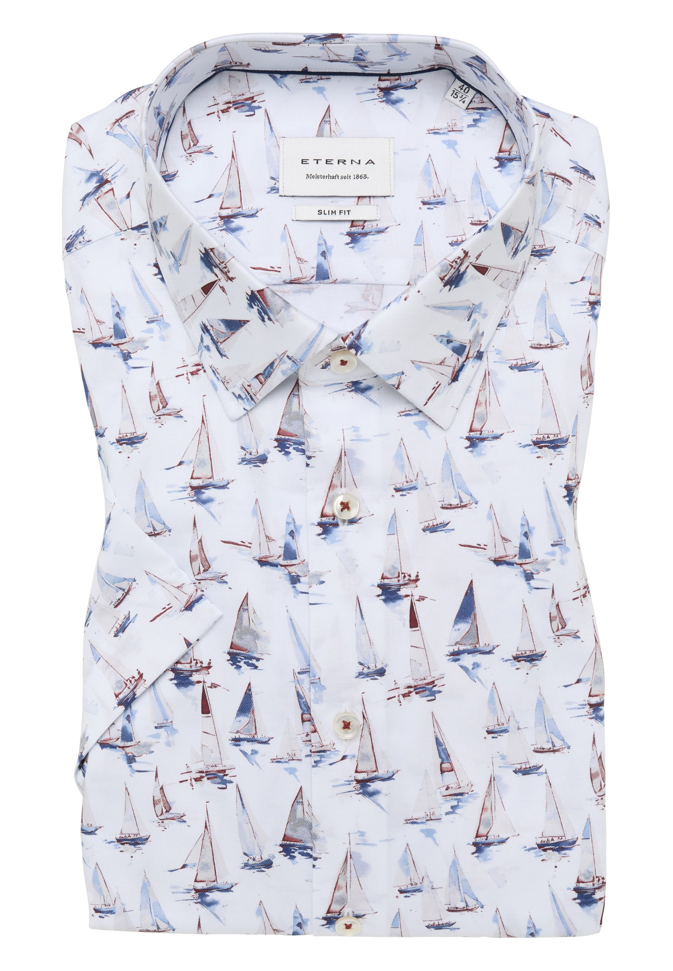 ETERNA Slim fit Business shirt in White