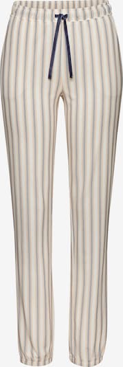 VIVANCE by LASCANA Pyjamahousut 'Dreams' koossa XXS-XS värissä beige / laivastonsininen / oranssi / offwhite, Tuotenäkymä
