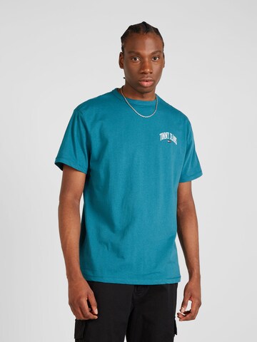 Tommy Jeans T-Shirt 'Varsity' in Blau: predná strana