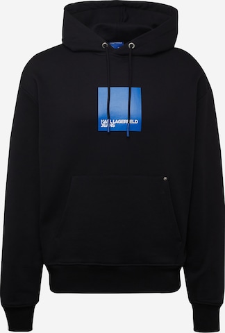 KARL LAGERFELD JEANS Sweatshirt in Black: front