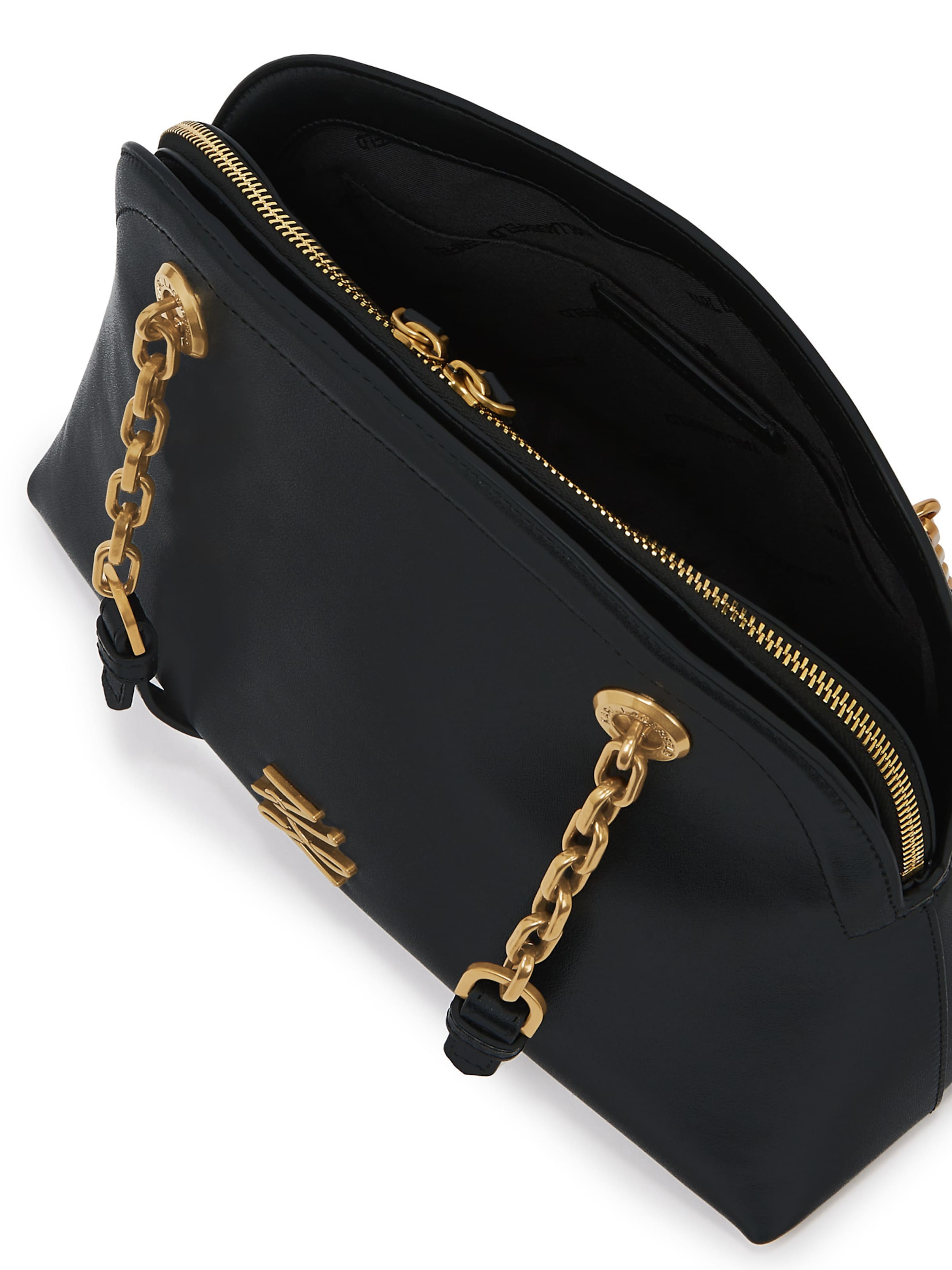 Borsa a spalla di Karl Lagerfeld in nero