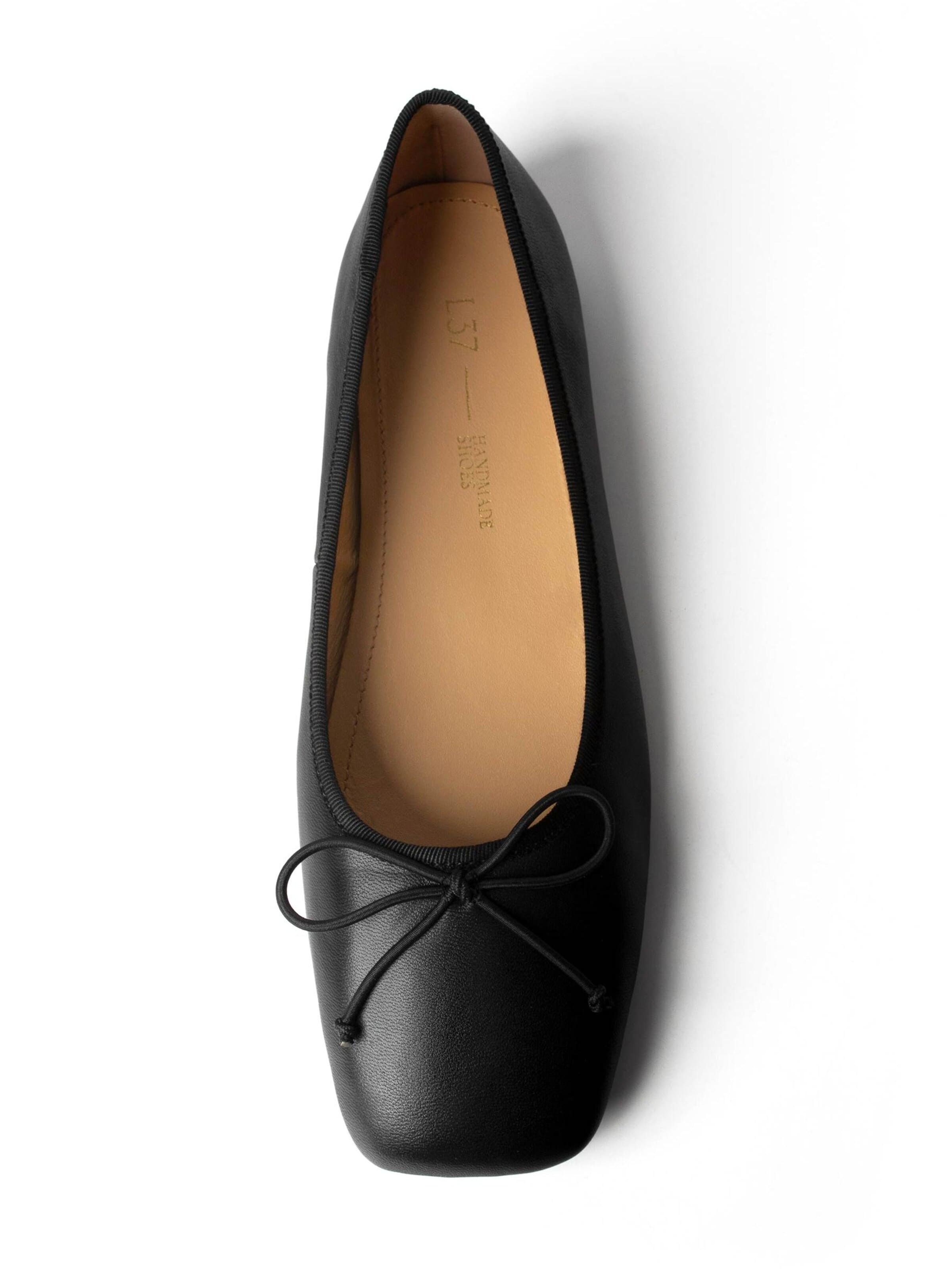 L37 HANDMADE SHOESSlip On cipele 'CHASING THE ENDLESS SUN' - crna boja