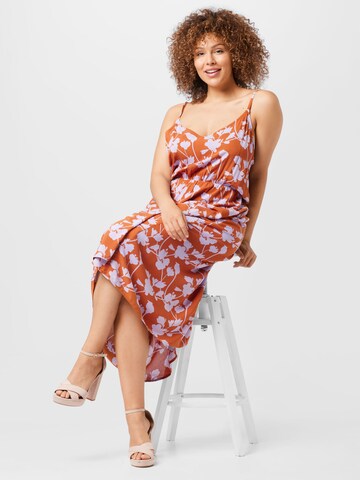 ABOUT YOU Curvy Summer Dress 'Marla' in Orange