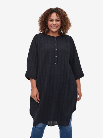 Zizzi Shirt Dress 'Xeinga' in Blue: front