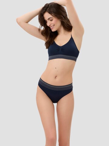 BeeDees Top 'Bustier Comfee Strap Top' in Blue