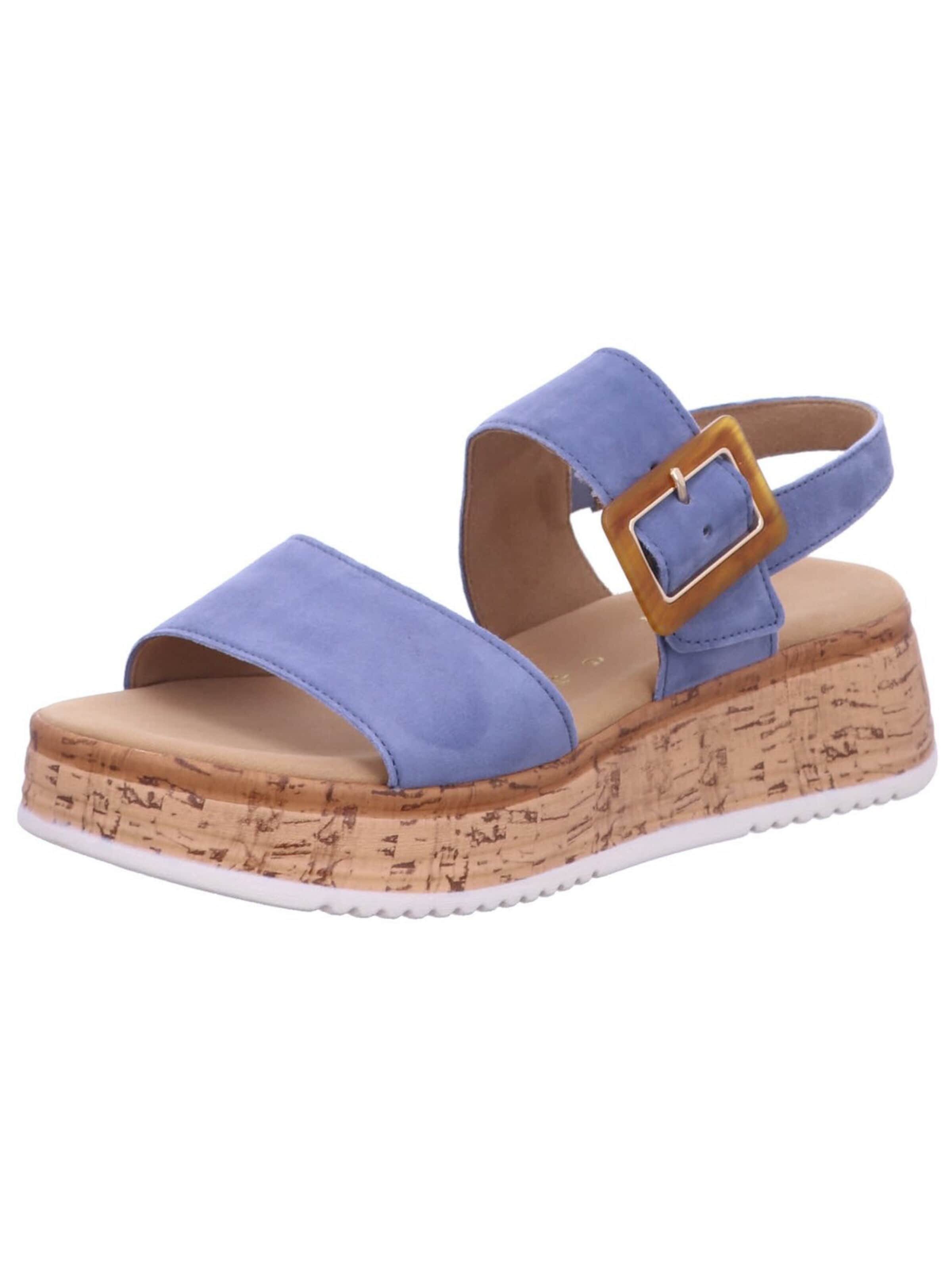 Gabor Comfort Sandale 'Sandalette Damen 62.744 26 Echtleder in blau'‌‌ in Lila: Vorderseite