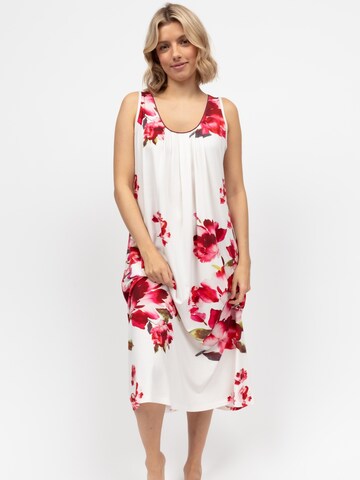 Chemise de nuit Cyberjammies en blanc : devant