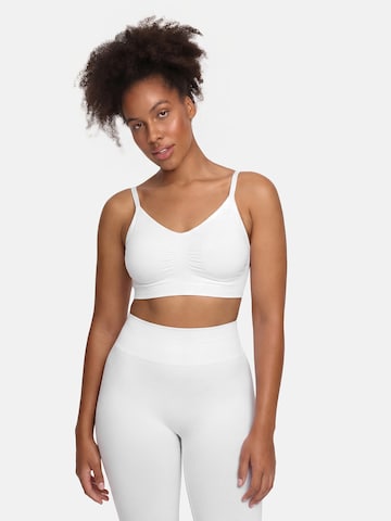 Bustier Soutien-gorge 'Comfort Bralette' cfab en blanc : devant