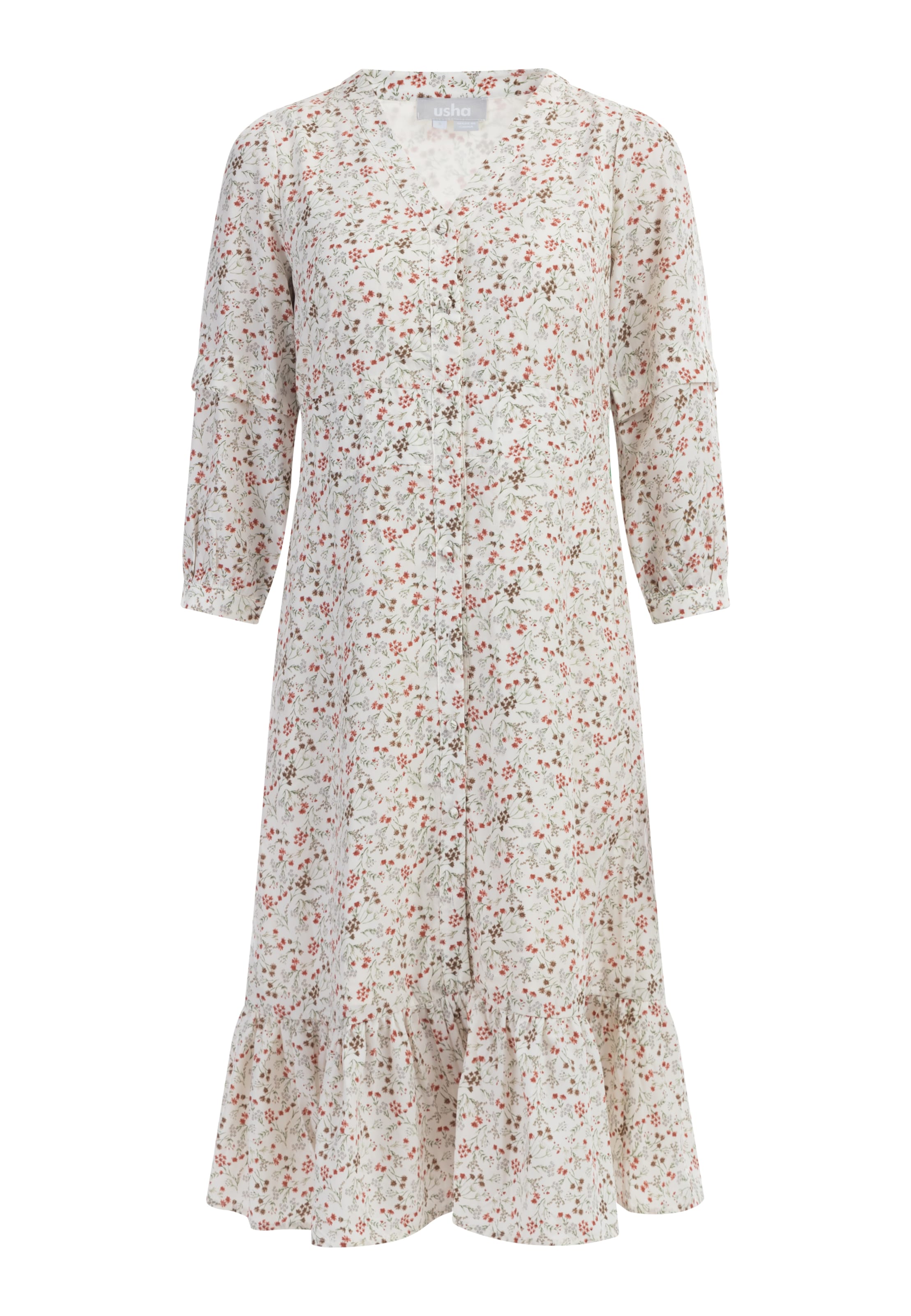 Usha Šaty - Biela: predná strana