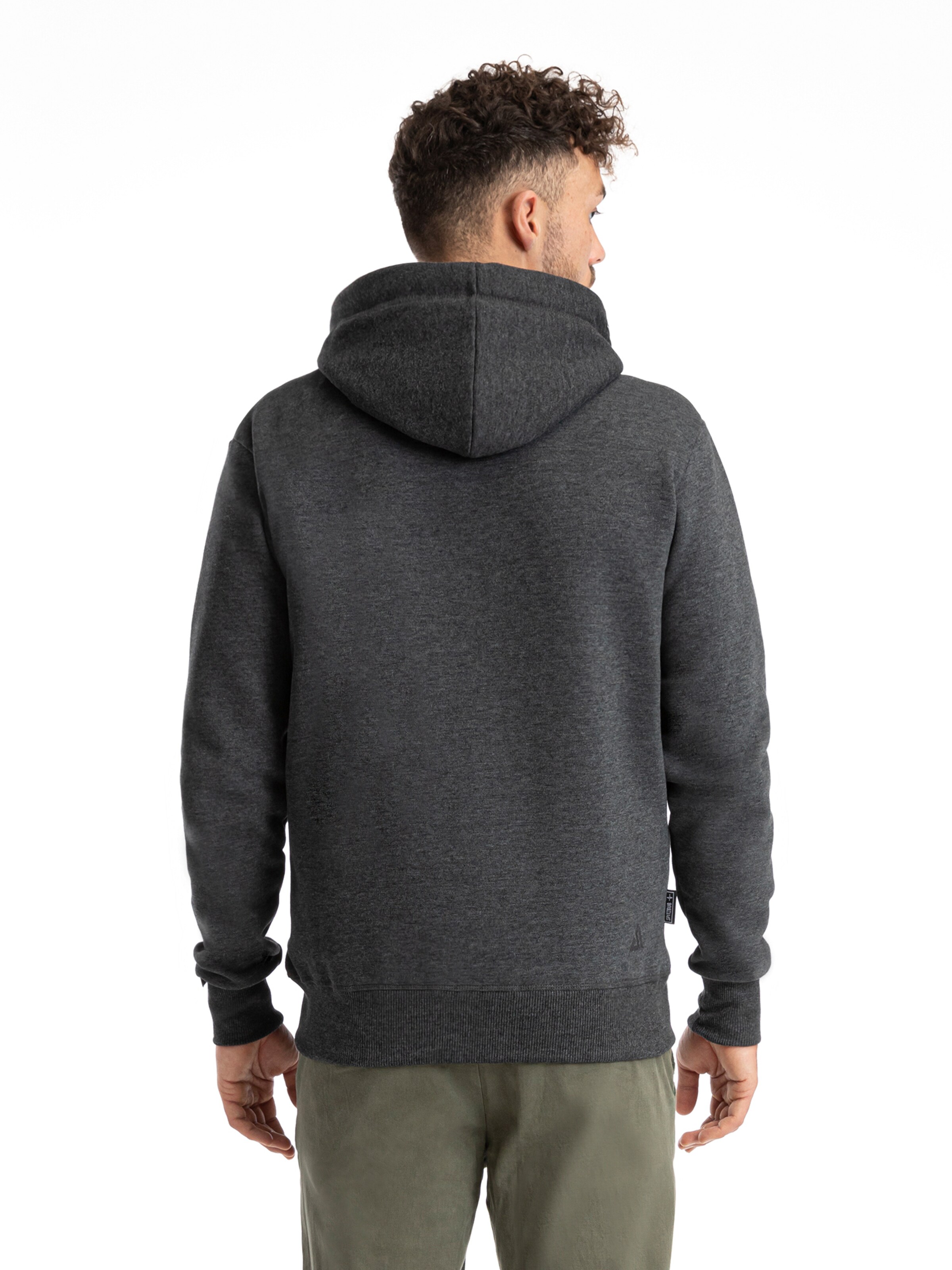 SPITZBUB Sweat jacket 'Uwe' in Grey