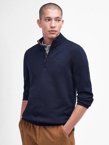 Barbour - Pullover 'Avoch' em azul: frente