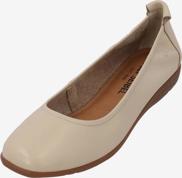 JOSEF SEIBEL Ballet Flats in Beige: front