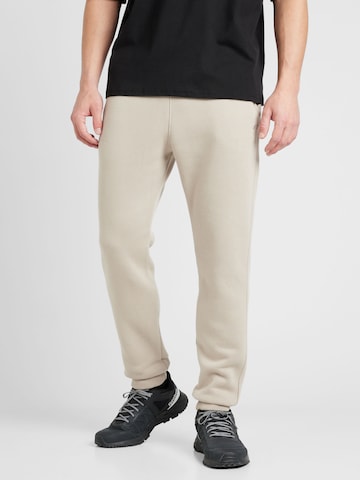 HOLLISTER Tapered Trousers in Brown: front