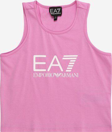 EA7 Emporio Armani Top 'CANOTTA' in Pink: predná strana