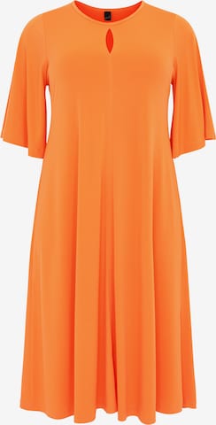 Yoek Dress in Orange: front