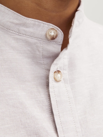 Jack & Jones Junior Regular fit Button Up Shirt in Beige