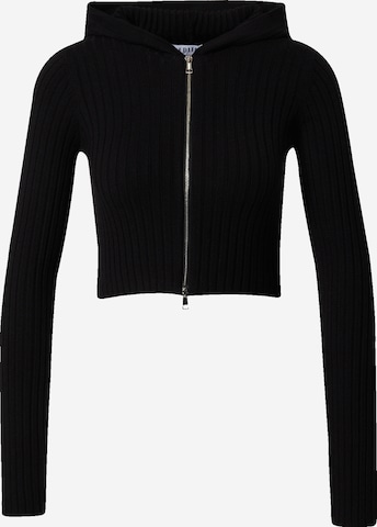 EDITED Knit cardigan 'Zorana' in Black: front