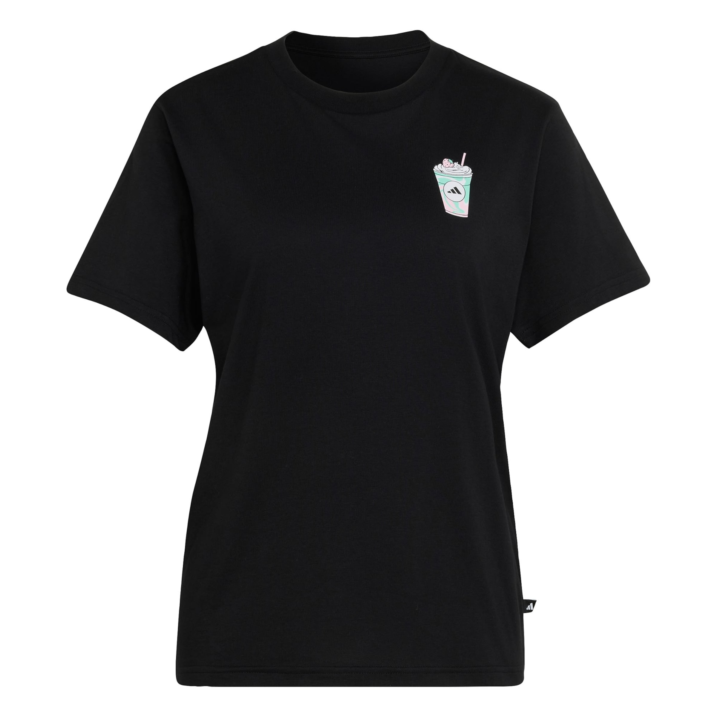 ADIDAS SPORTSWEAR - Camiseta funcional 'Food' en negro: frente