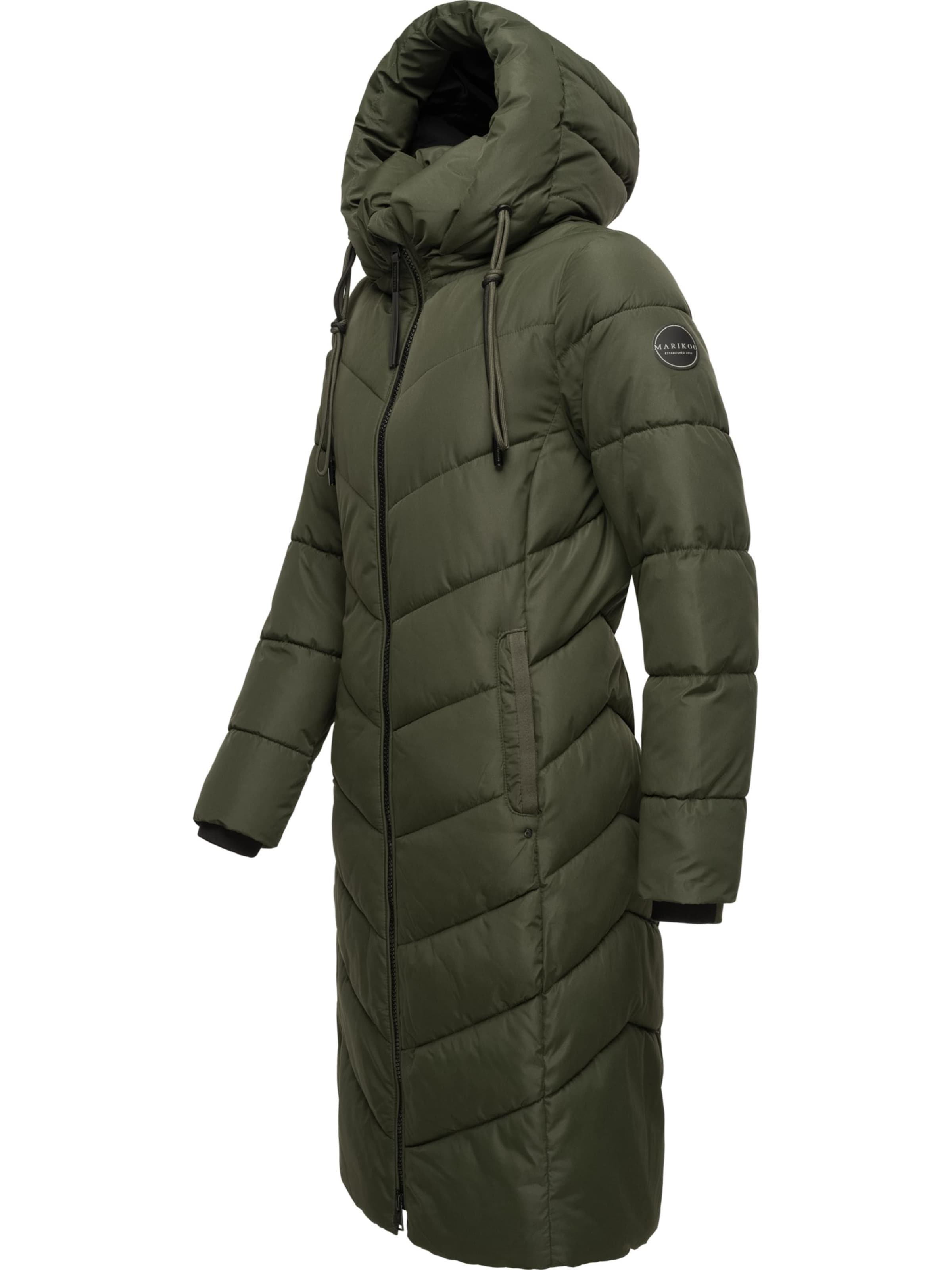 Manteau d’hiver 'Sahnekatzii' MARIKOO en vert