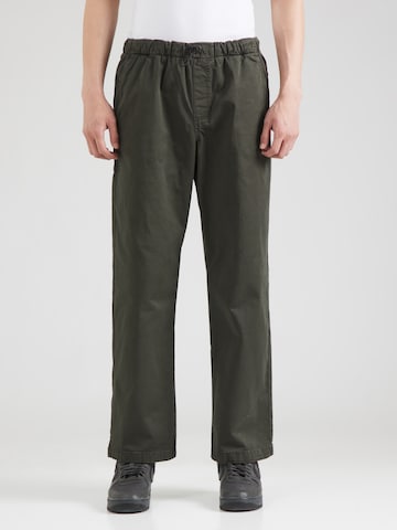 Denim Project Wide Leg Hose in Grün: Vorderseite