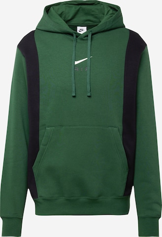 Nike Sportswear Sweatshirt 'AIR' in Green: front