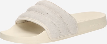 ADIDAS SPORTSWEARNatikače s potpeticom 'Adilette Noshower' - bijela boja: prednji dio