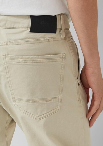 s.Oliver Regular Pants 'Denver' in Beige