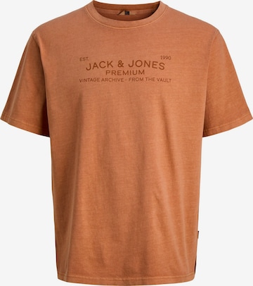JACK & JONES - Camiseta en marrón: frente