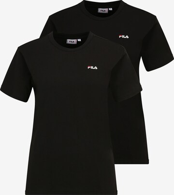 T-shirt fonctionnel 'BARI' FILA en noir : devant