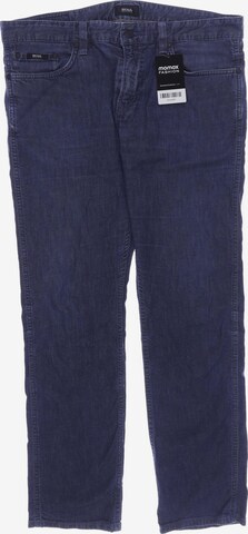 BOSS Black Jeans in 34 in Blue: front